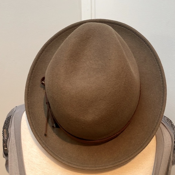 ANTONIO GARCIA CRUSHABLE WOOL FEDORA HAT - Picture 6 of 11